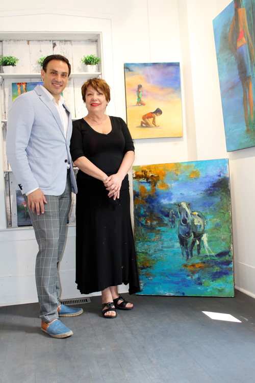 Mickael Casol et Rosina Bucci, Exposition d'Art Hors Cadre