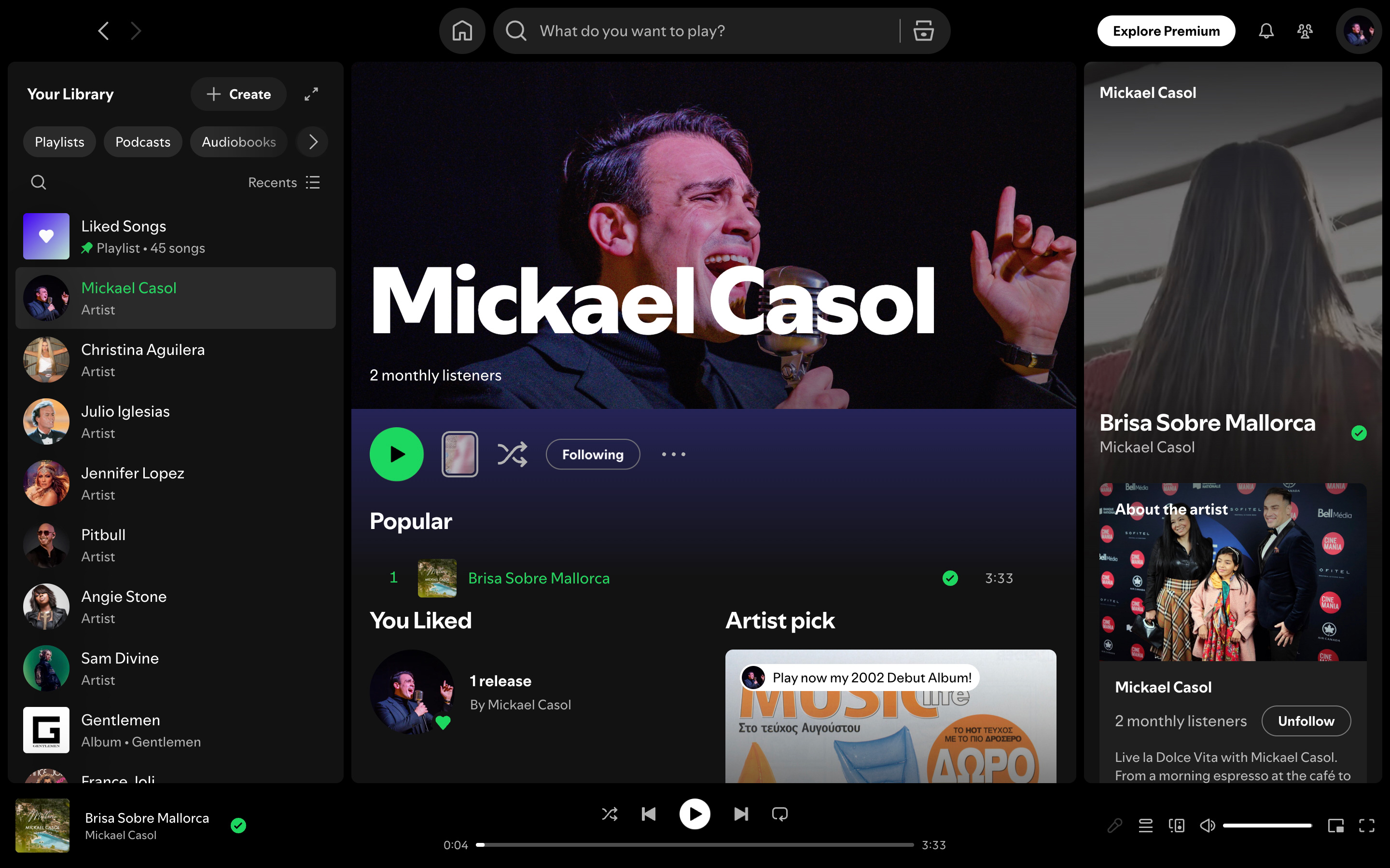 Mickael Casol on Spotify