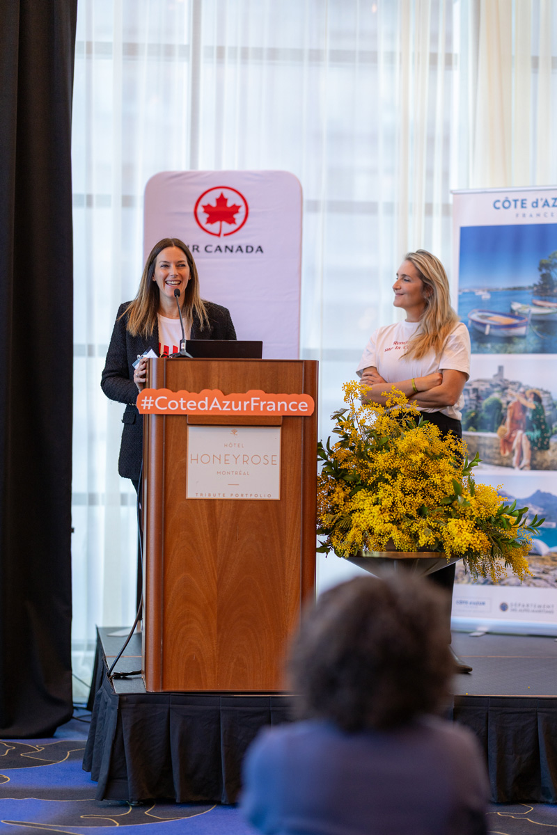Charlotte Cejudo, Cannes Office de Tourisme and Alexandra Borchio-Fontimp, Cote d'Azur Event in Montreal by Atout France Canada, Thursday February 5, 2026