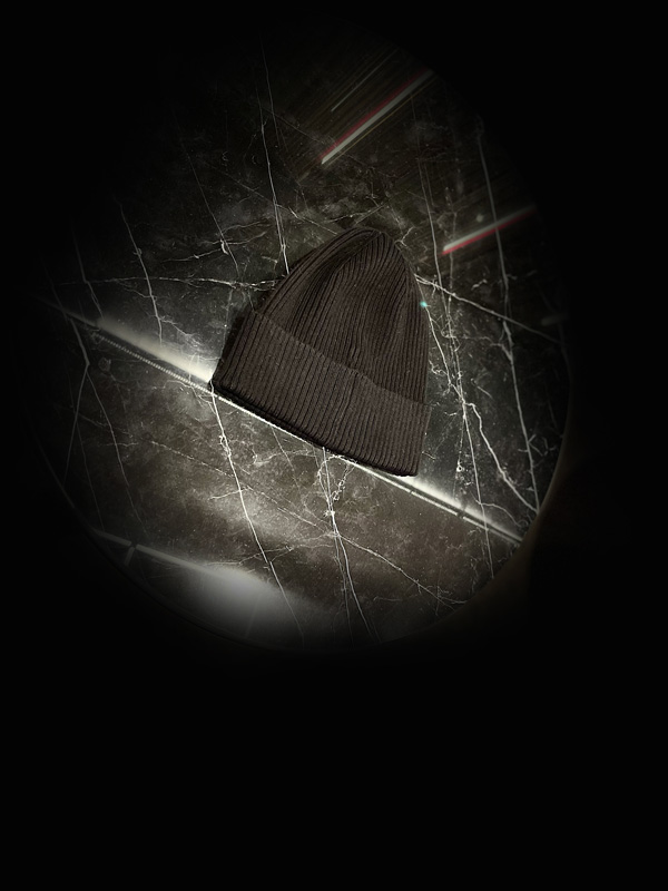 Casol Black Beanie Cotton Hat