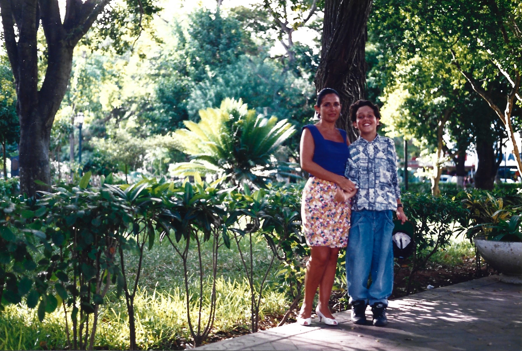 Casol family vacations on the Isla Margarita, Venezuela, August 1992