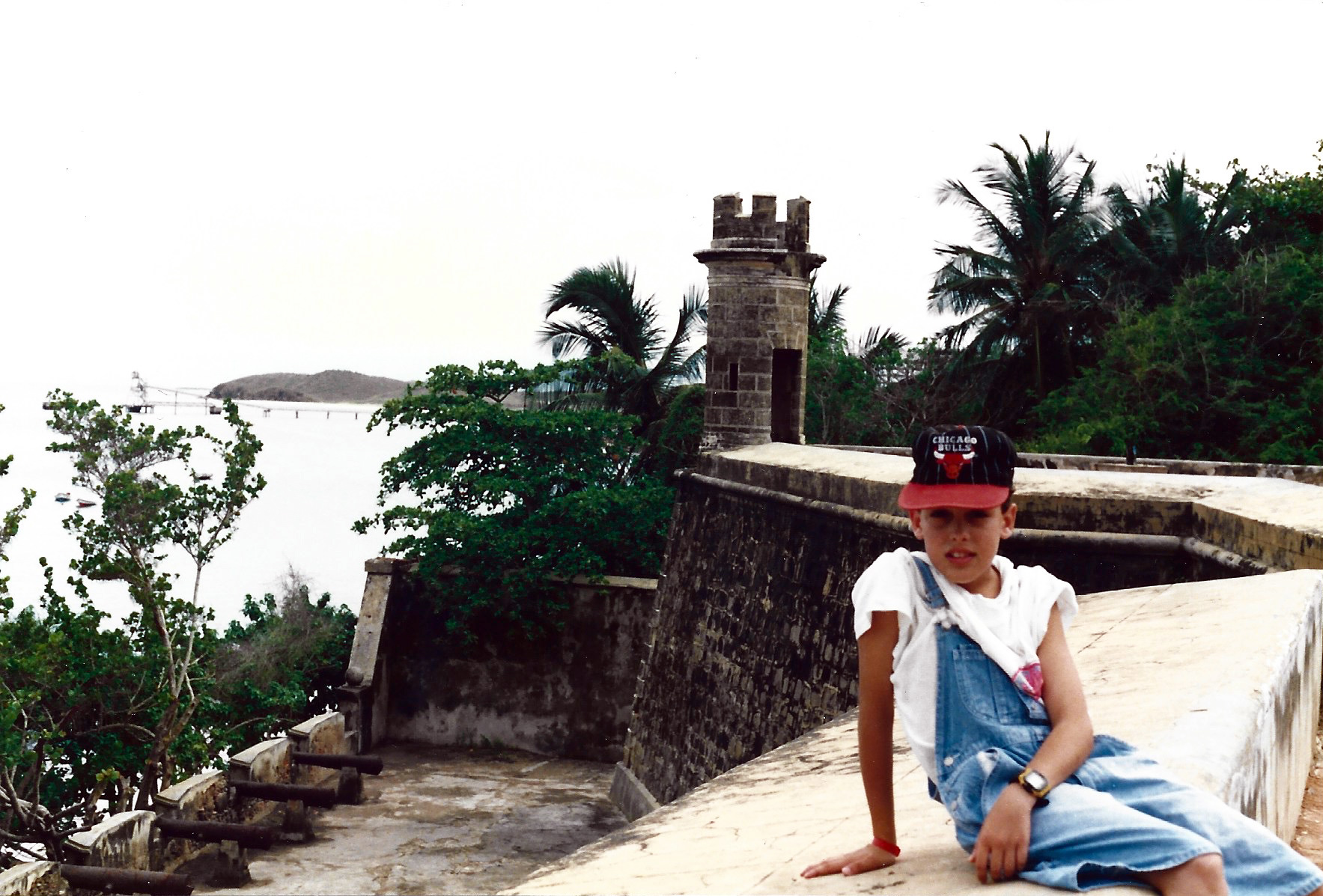 Casol family vacations on the Isla Margarita, Venezuela, August 1992