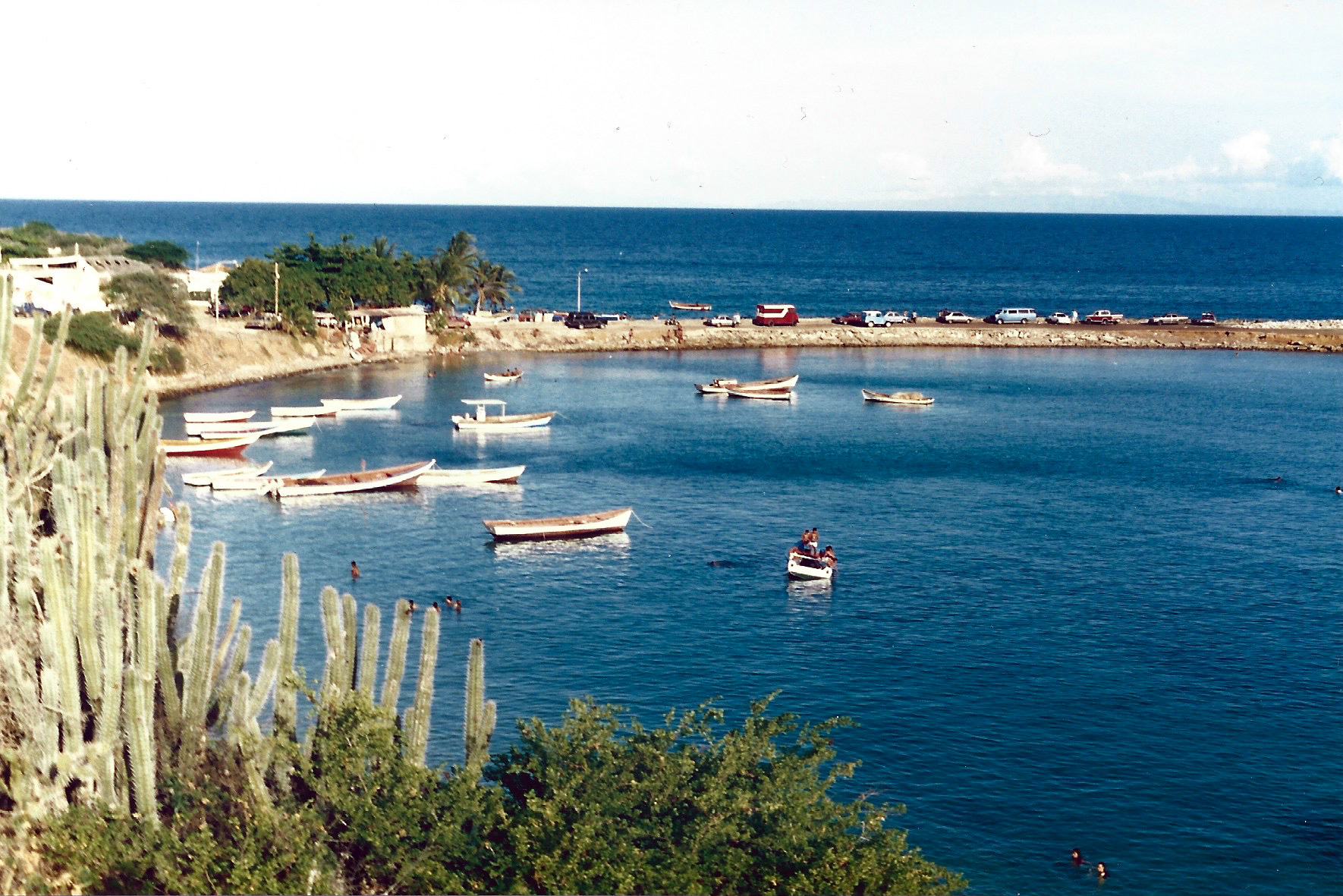 Casol family vacations on the Isla Margarita, Venezuela, August 1992