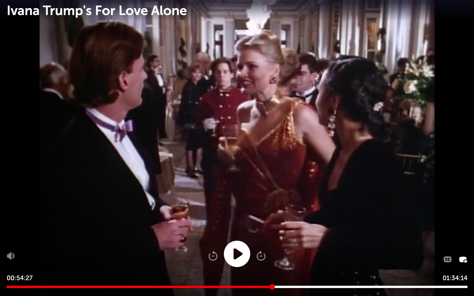Mickaël Casol, 1995, For Love Alone Film par Ivana Trump, Scène de Bal Montréal