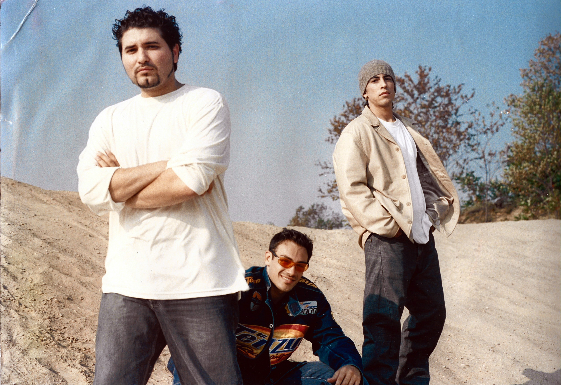 Gentlemen: Jossef Hennessy, Mickael Casol, David Lopera, 2001, St-Felix de Valois, Quebec, Canada by Daniel Bernard