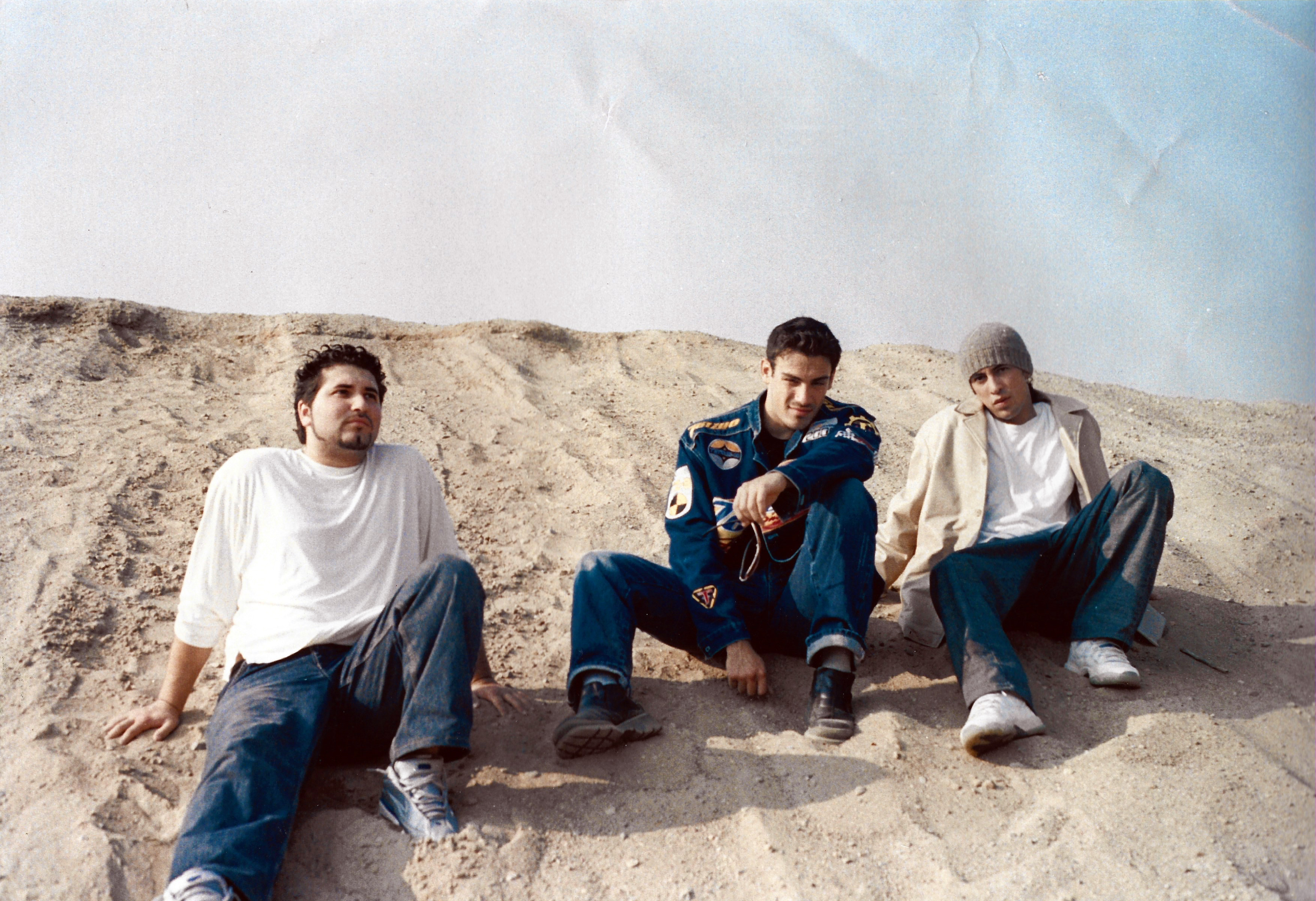 Gentlemen: Jossef Hennessy, Mickael Casol, David Lopera, 2001, St-Felix de Valois, Quebec, Canada by Daniel Bernard