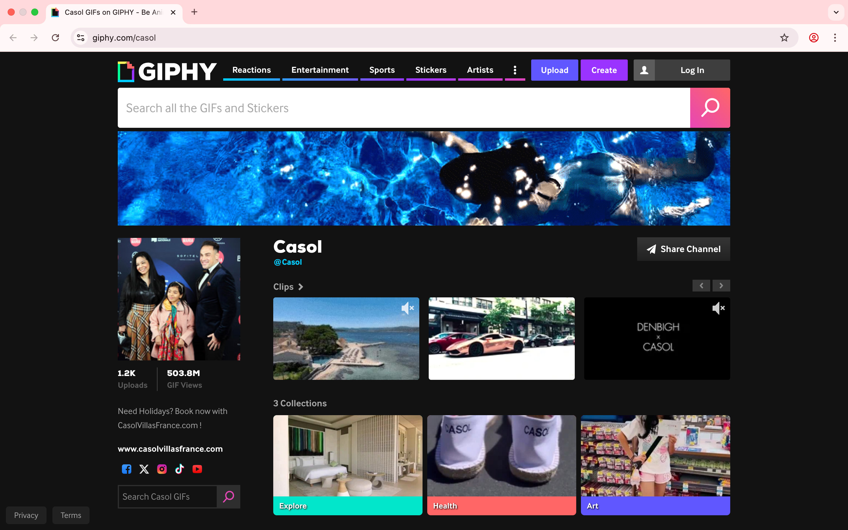 Casol x Giphy reaches over 500 million views!