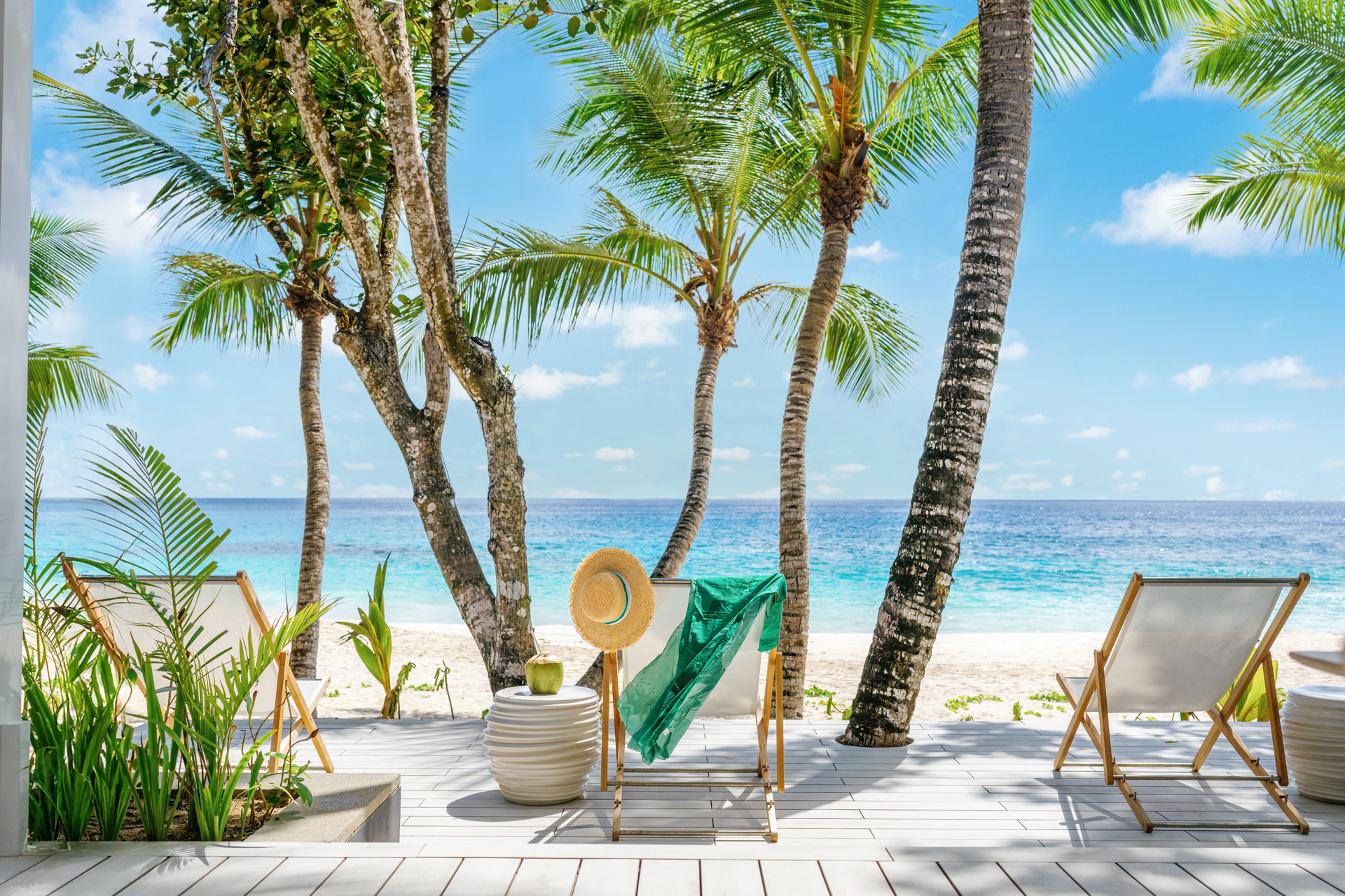 Restaurant at the Cheval Blanc Seychelles, Luxury Villas, Indian Ocean, Casol