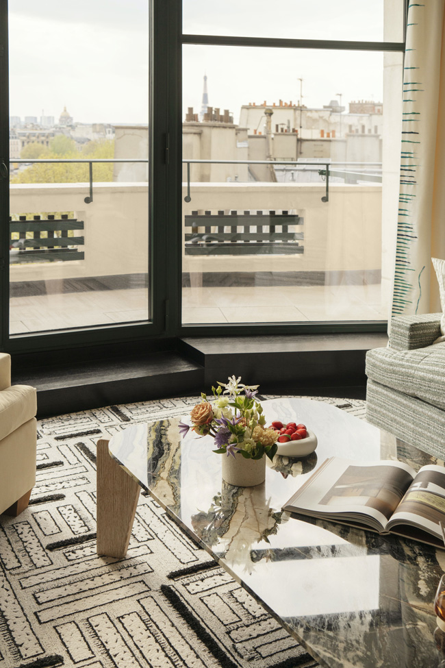 Cheval Blanc Paris, Luxury Hotel France, Suite Eiffel, Casol