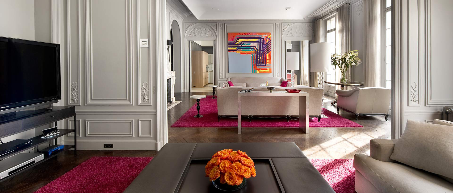 Paris luxury apartment for rent in the 16th