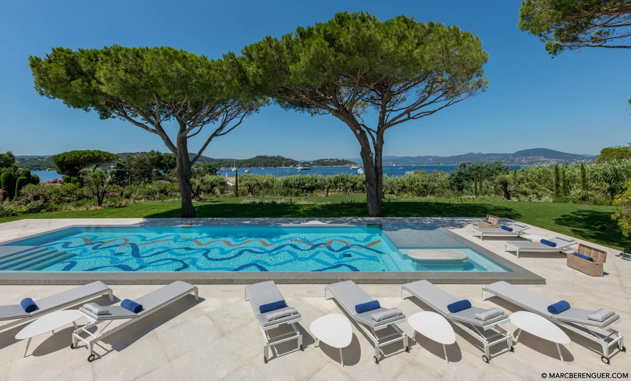 Villa Canoubwest, Saint-Tropez, French Riviera, France