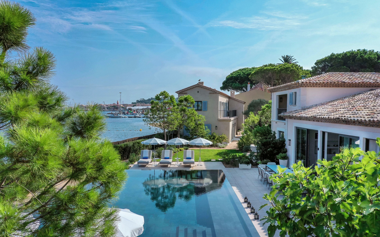 Villa Riviera, Luxury Hotel Cheval Blanc St-Tropez, French Riviera, France, Casol