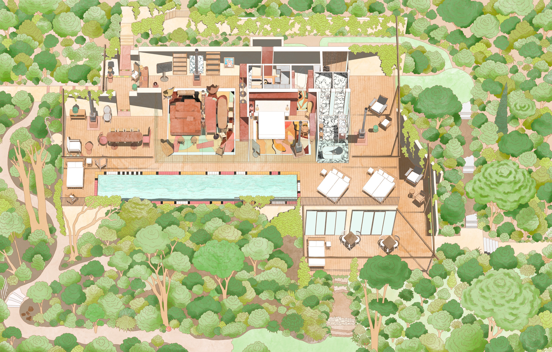 Villa W, Lily of the Valley, St-Tropez, French Riviera, France, Casol