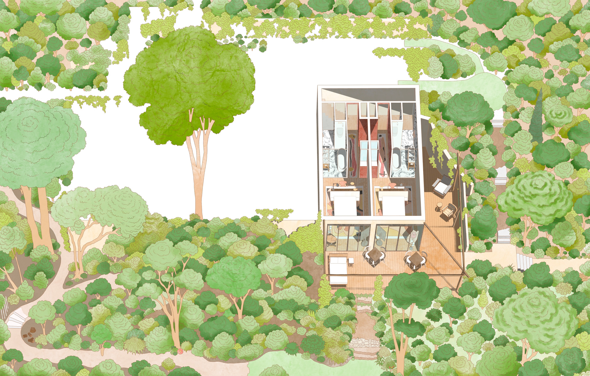 Villa W, Lily of the Valley, St-Tropez, French Riviera, France, Casol